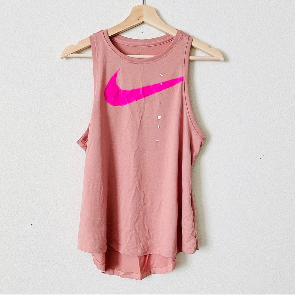 Nike MEDIUM dark beige muscle tee